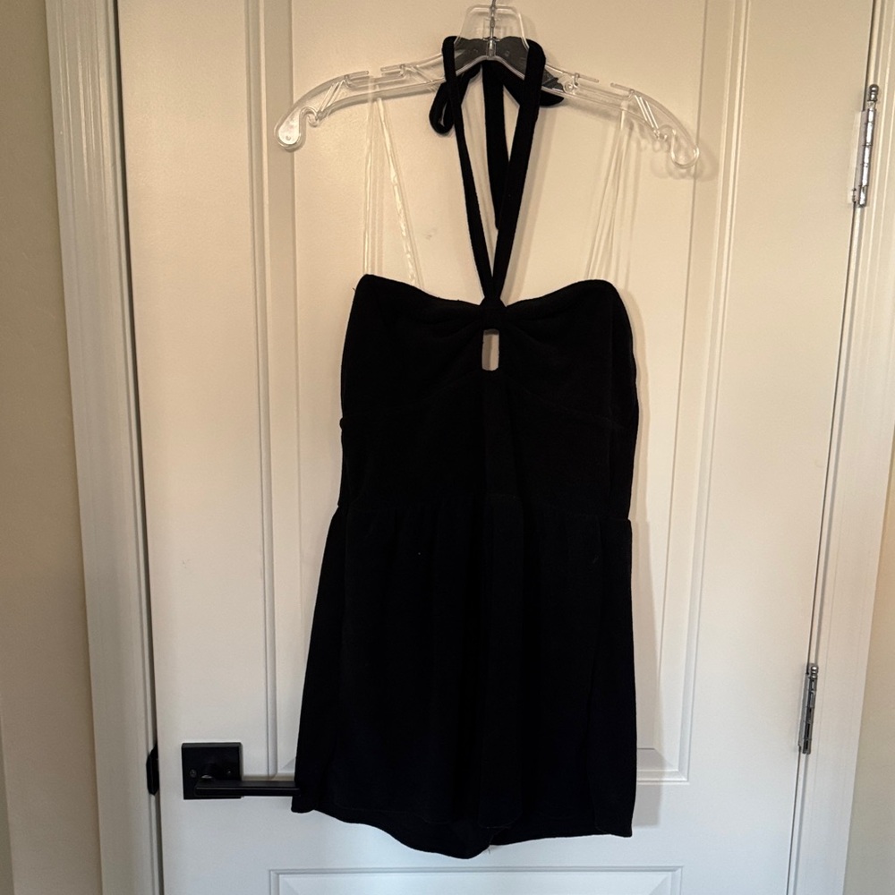 Wild Fable Black Strapless Romper